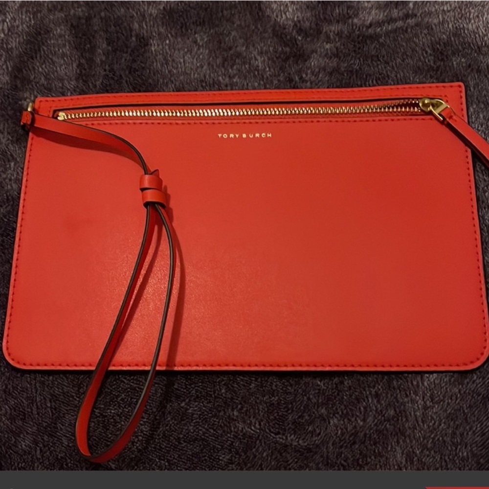 TORY BURCH POPPY RED / PINK
SEAHORSE BLAKE TOTE - Picture 2 of 9